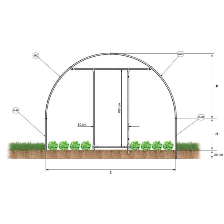 Serra Tunnel Medium 300cm