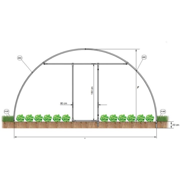 Serra Tunnel Large 450cm