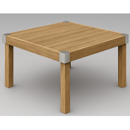 Bancale per serra WoodLine 100x100x50cm