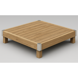 Bancale per serra - WoodLine 100x100x20cm