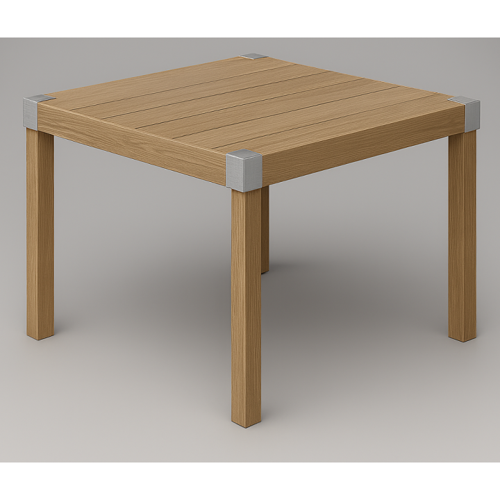 Bancale WoodLine 100x100x70cm
