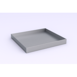 Vasca in alluminio con scarico per gamma Indus 118x78 cm
