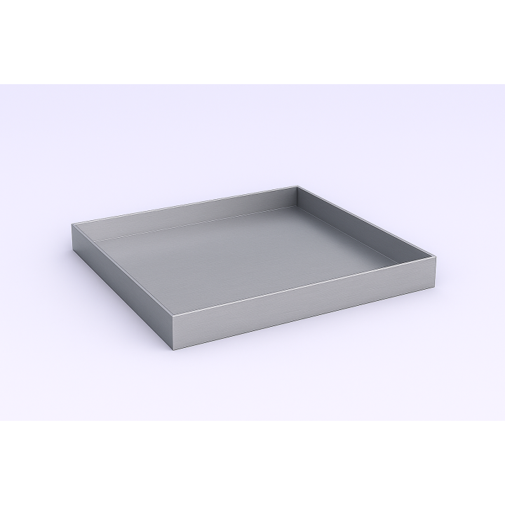Vasca in alluminio con scarico per gamma Indus 118x78 cm