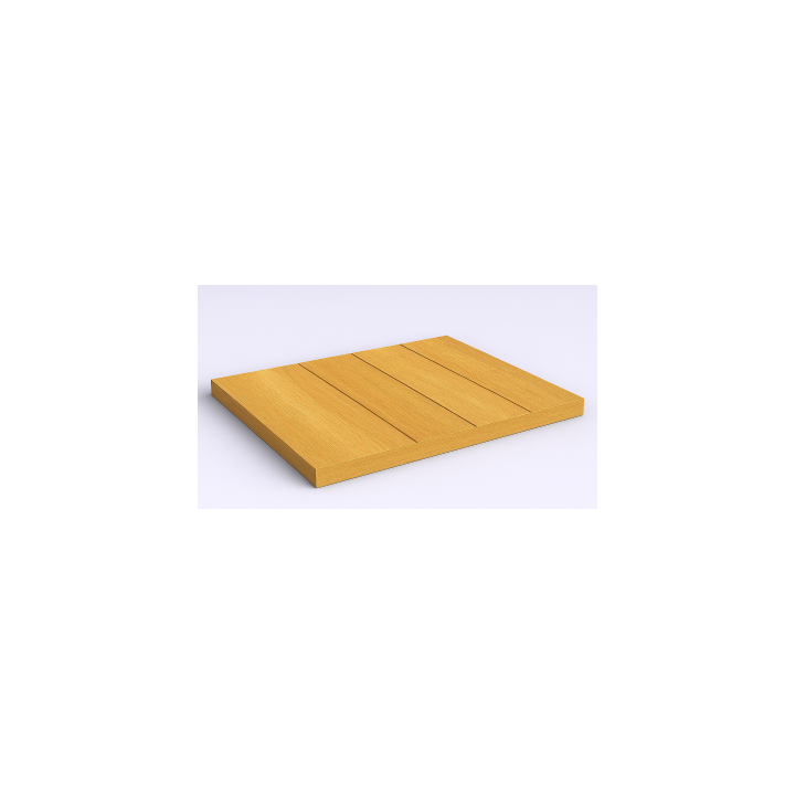 Pedana in legno essicato per gamma Indus 118x78 cm