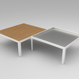 Struttura a tavolino Indus - 118x118x75cm