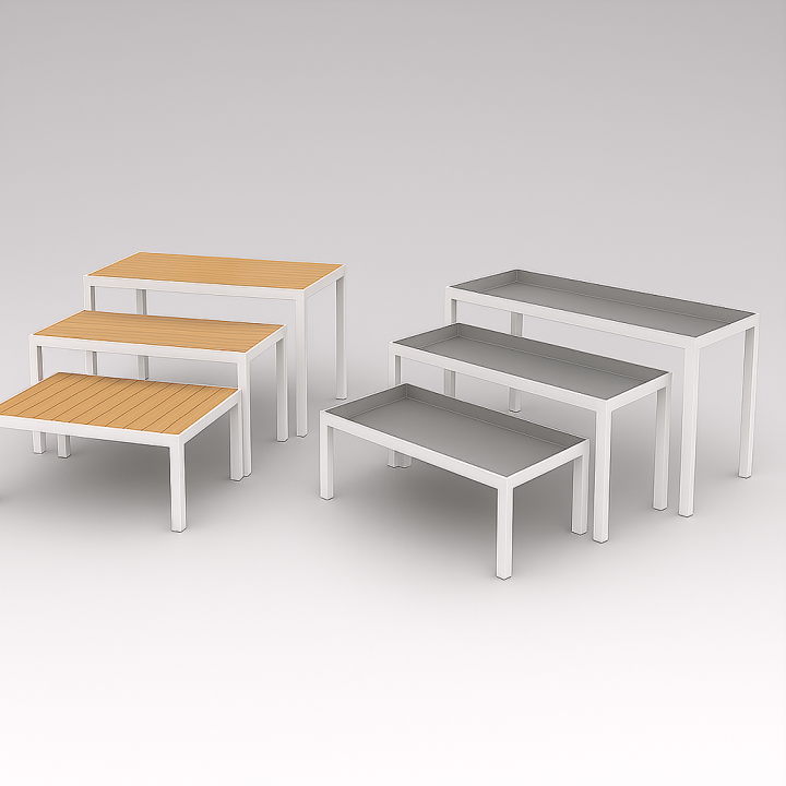Struttura per tavoli sovrapponibili Indus - 147x78x40cm