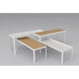 Struttura per banchetto sovrapponibile Indus - 118x40x40cm