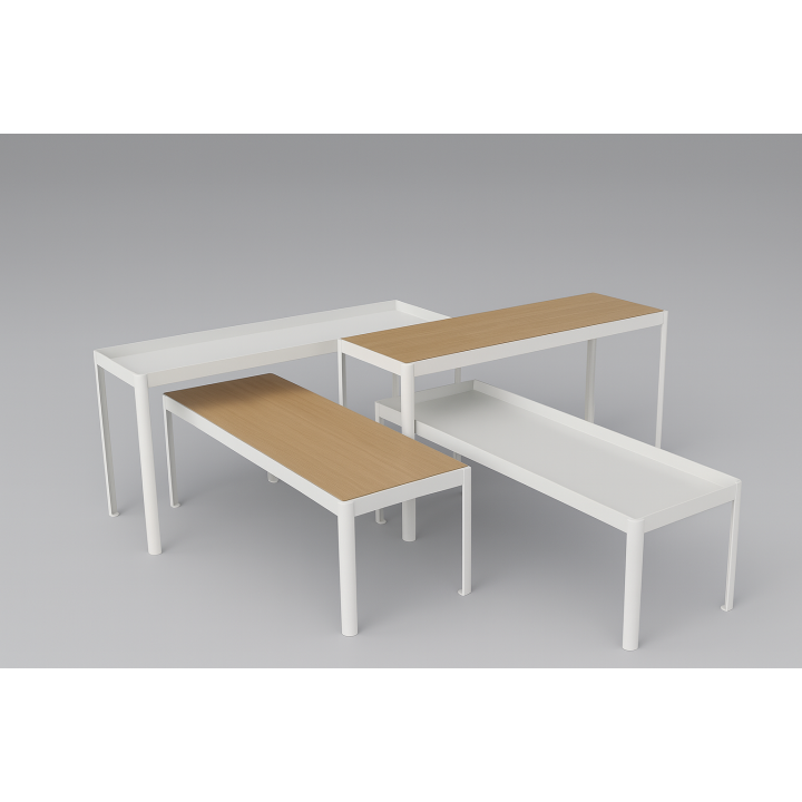 Struttura per banchetto sovrapponibile Indus - 118x40x60cm