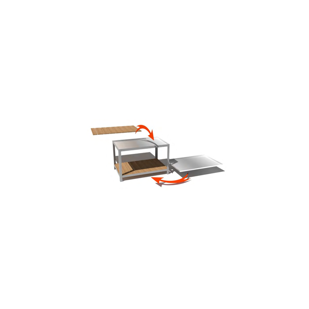 Mobile a sospensione Indus 200x80x280 cm