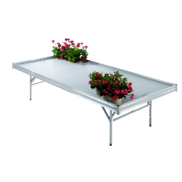Bancale Pieghevole in alluminio naturale L93cm