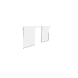 Porta prezzo formato A4 verticale