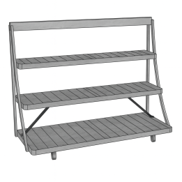 Espositore Linea Shop a parete