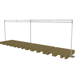 Supporto per terriccio Verniciato