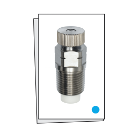 TCN 1/8" NPT Ugello ripulibile Ottone/inox con deflettore estraibile in acciaio inox