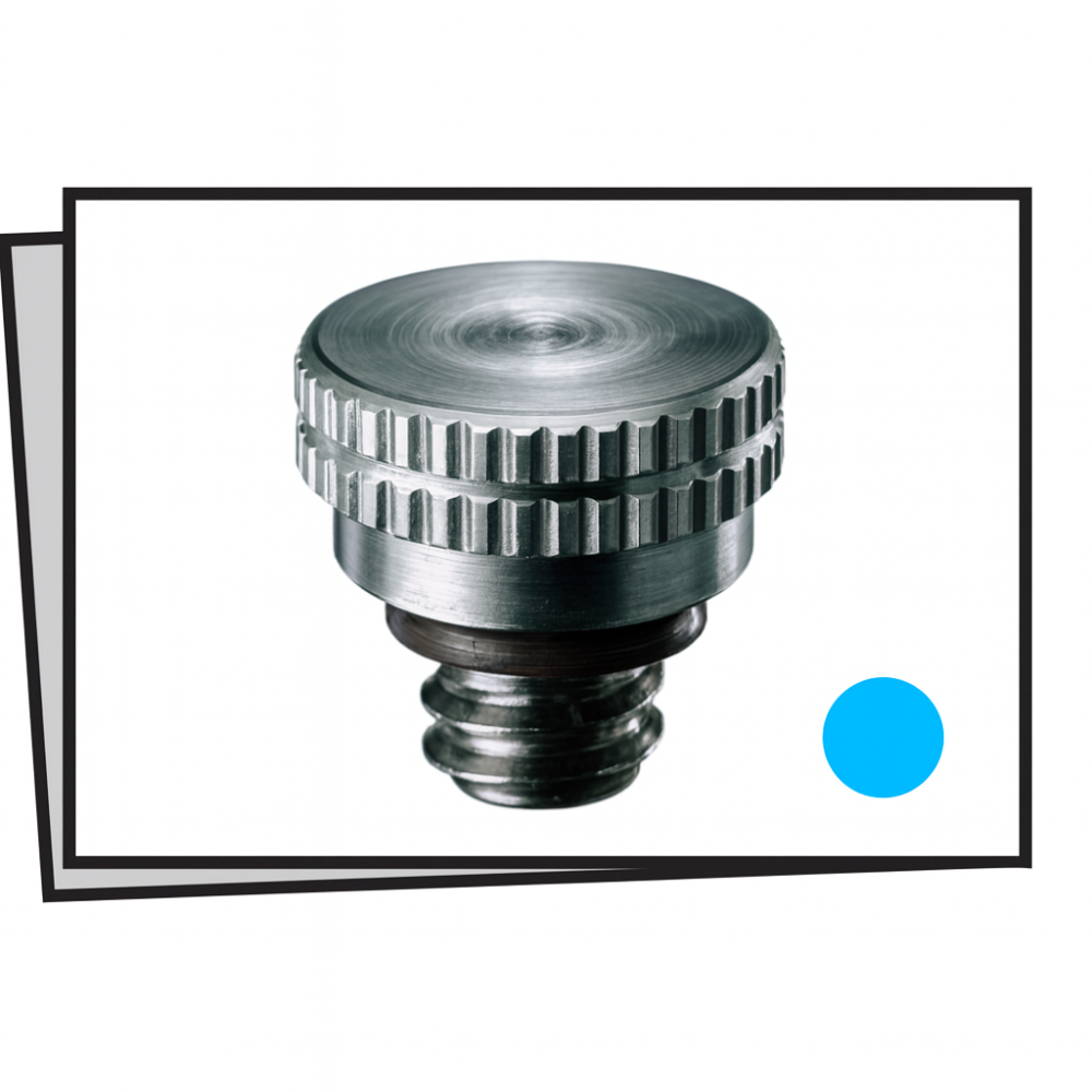 Tappo di esclusione per ugelli 10/24" in ottone nichelato