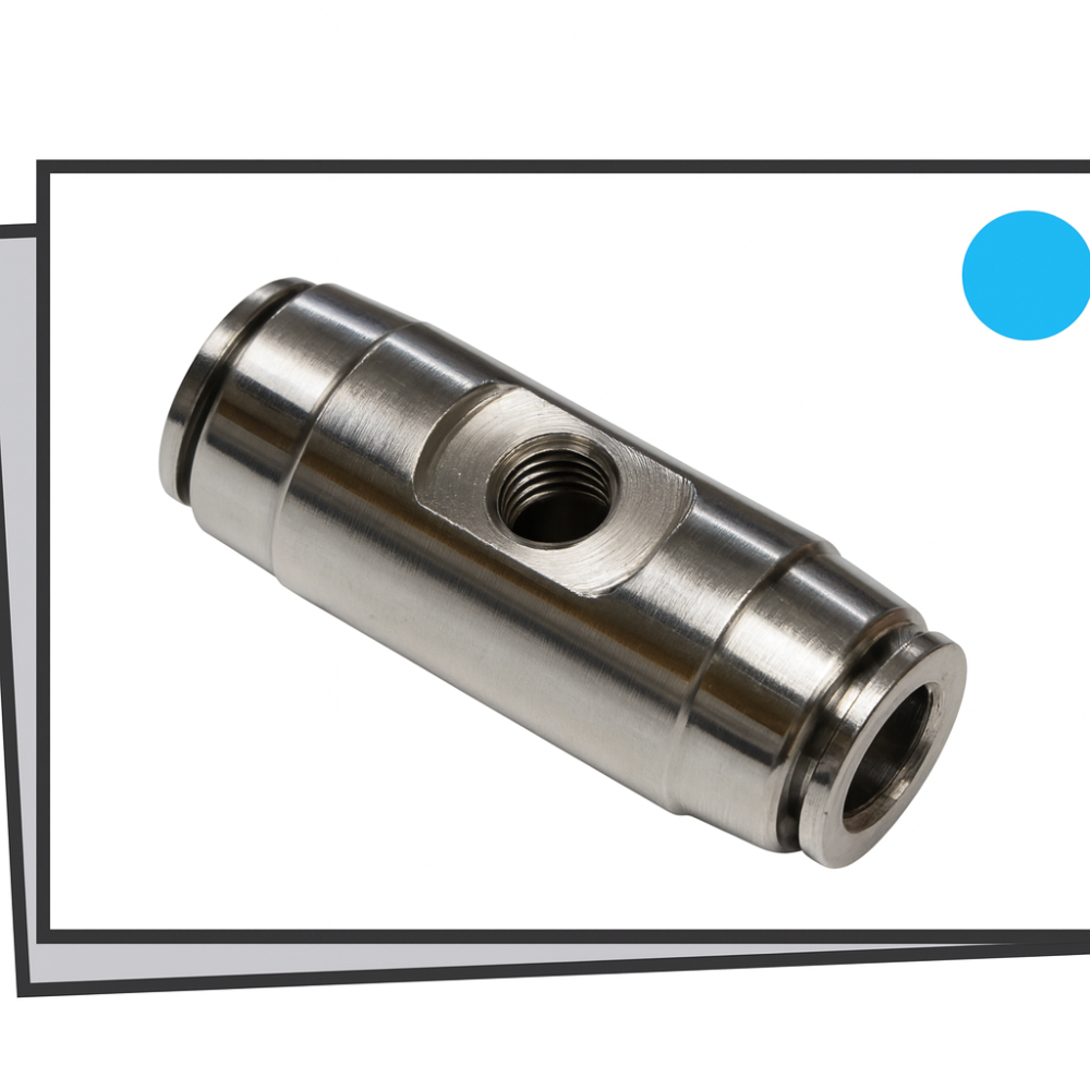 Raccordo portaugello ad innesto 1/4” - foro 10/24”