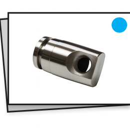 Raccordo portaugello ad innesto di fine linea 1/4"