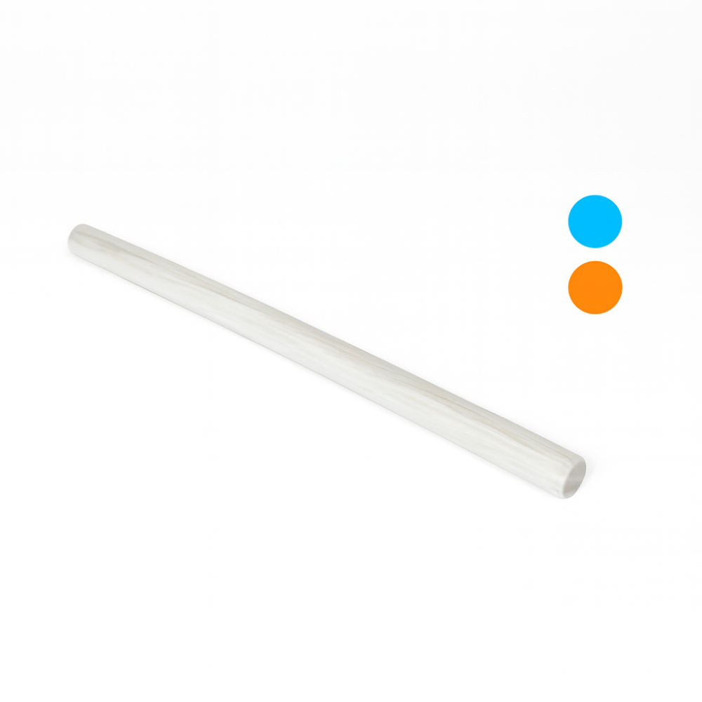Tubo alta pressione PA12-RIGID pretagliata 80 cm - BIANCO