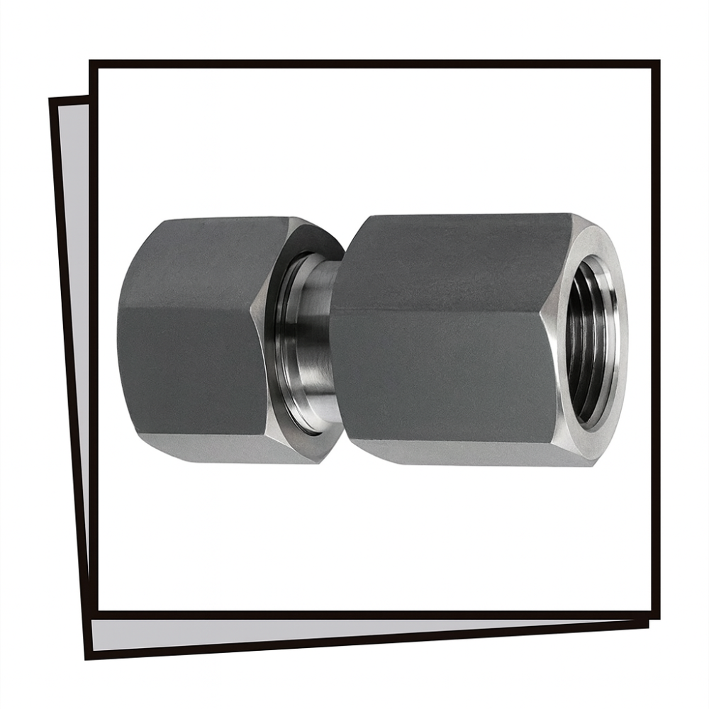 Giunzione femmina INOX (BSP 1/4"F x 10mm)