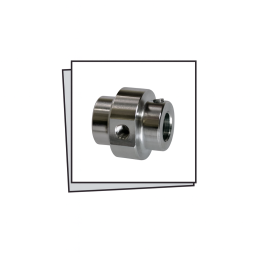 Portaugello INOX 12mm - 1 foro 10/24unc/2B